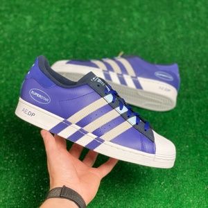 Adidas superstar indigo blue hot sale